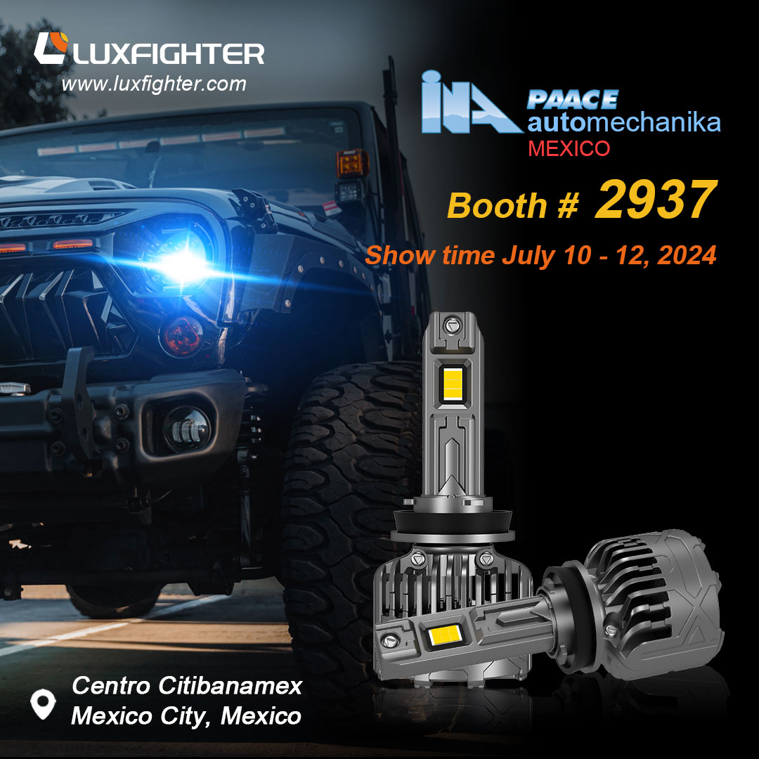 LUXFIGHTER Auto LED-koplamp 2024 Mexico INA PAACE