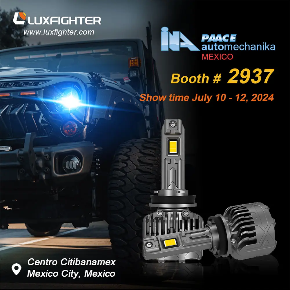 Luxfighter Car LED Koplamp 2024 Mexico Ina Pauce