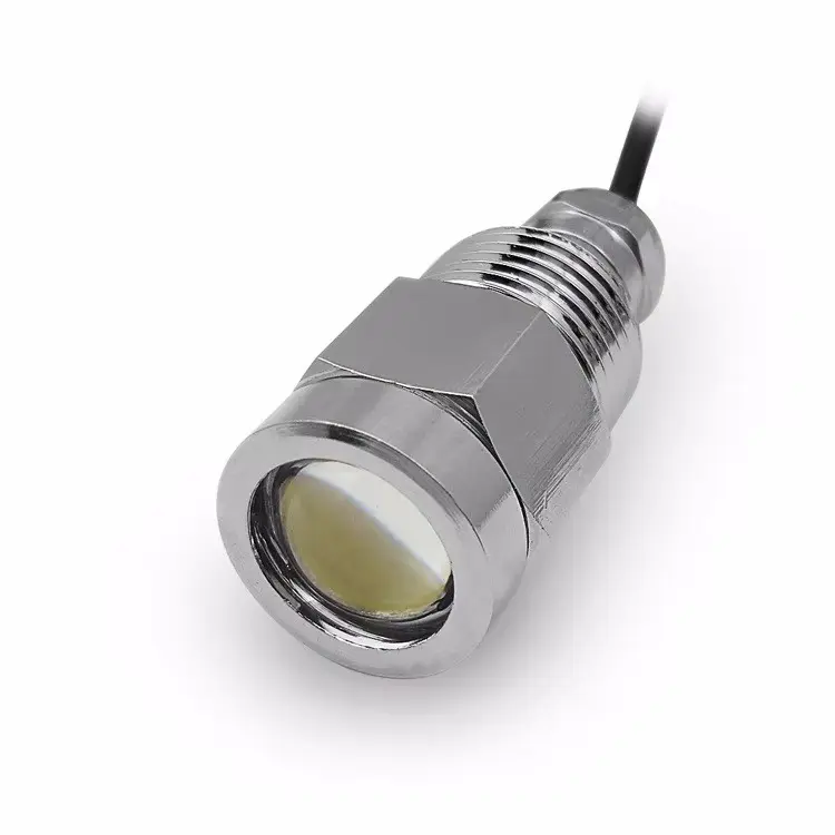 LED -boot onder waterlichten